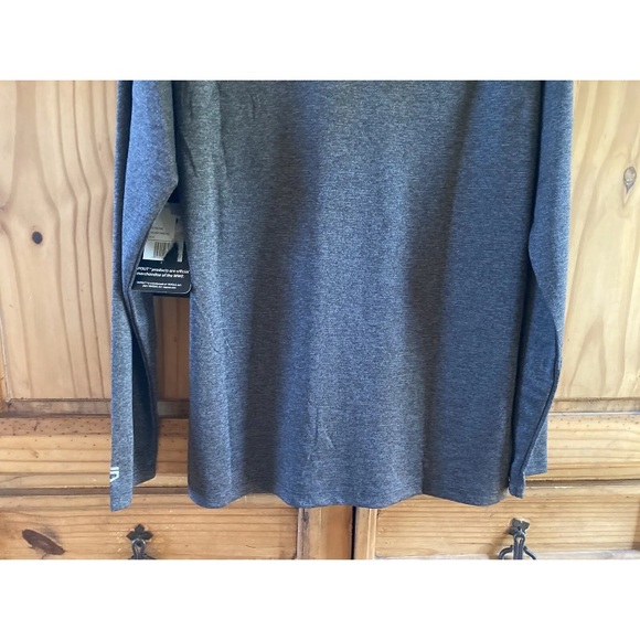 Mens Tapout 1/4 zip long sleeve gray orange pullover jacket size M - NWT - Picture 7 of 12